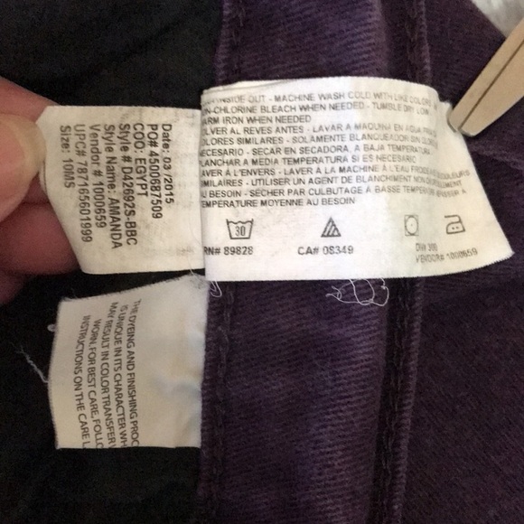 GLORIA VANDERBILT High Rise Straight Leg Mom Jeans—Size—Missy 10Short - Picture 11 of 11